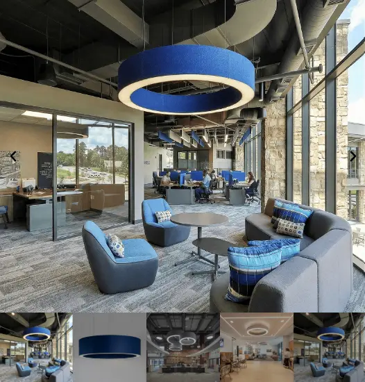 Round Acoustic Pendant Lights