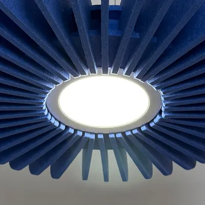 Why EchoSlice Acoustic Pendant Light Integrated LED Center
