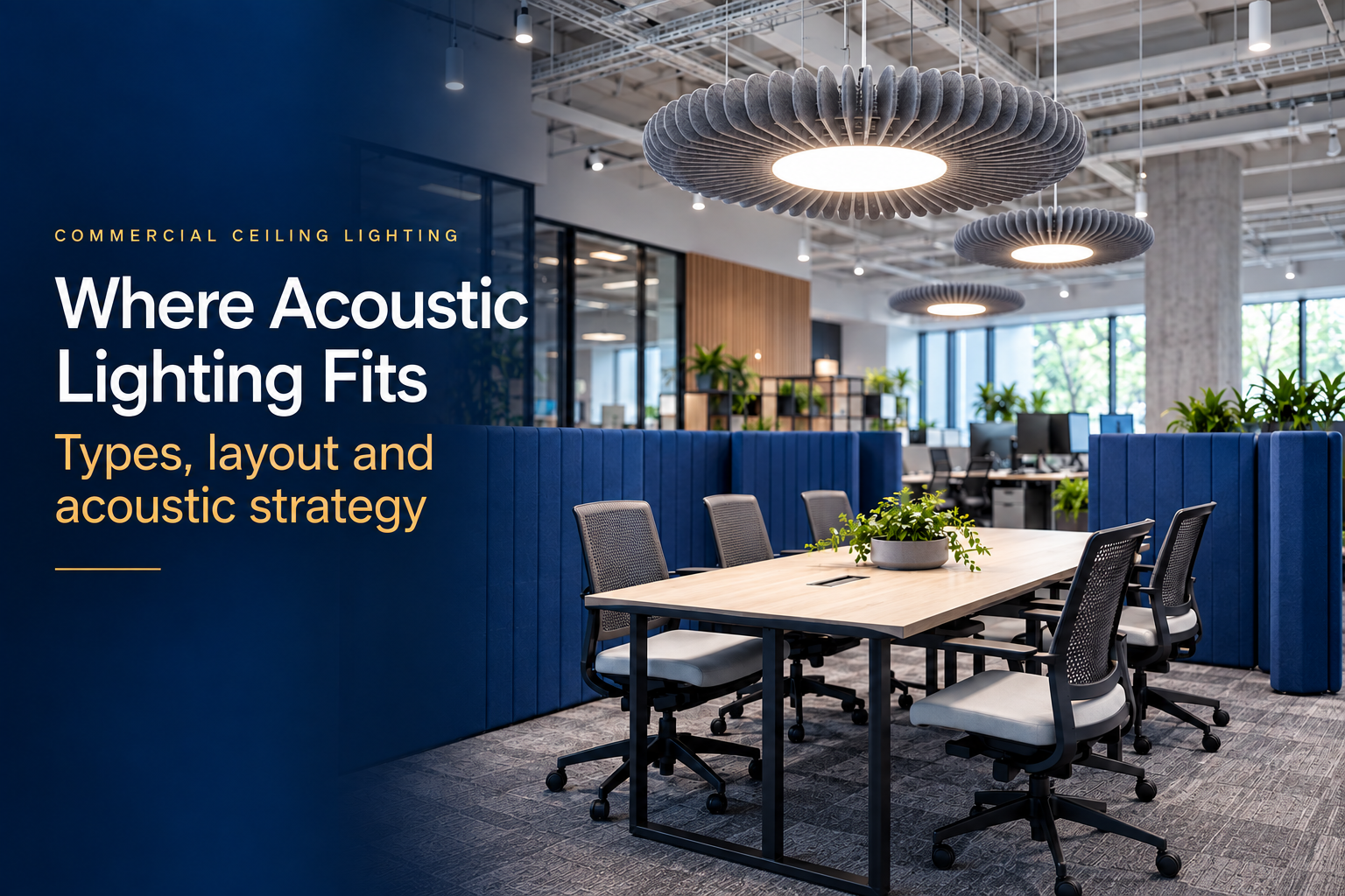 Ceiling Lighting for Commercial Interiors