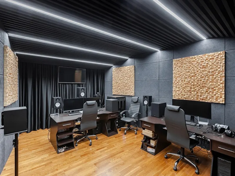 Acoustic Materials - Designed Around Use for Studios