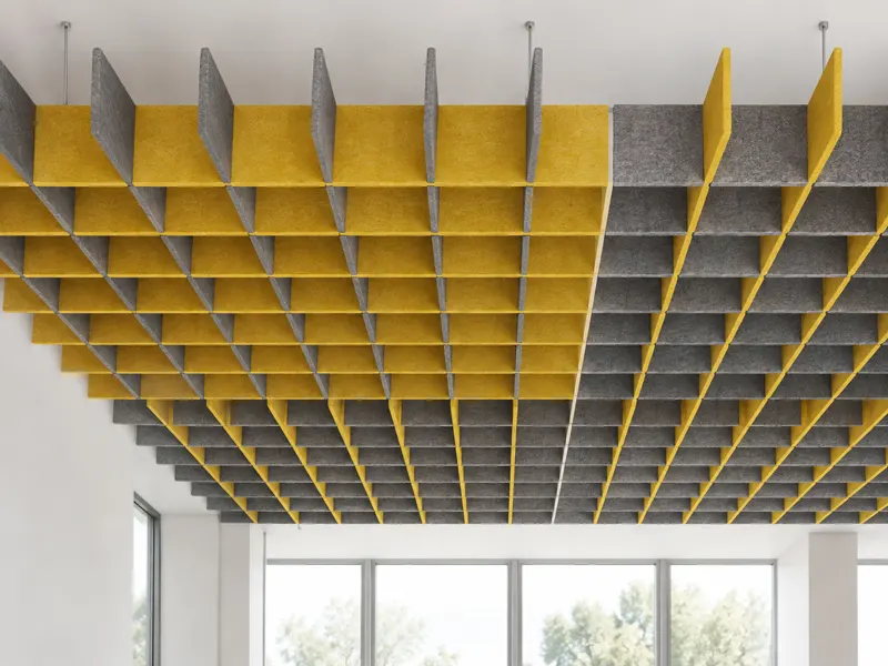 PET Grid Acoustic Ceiling System