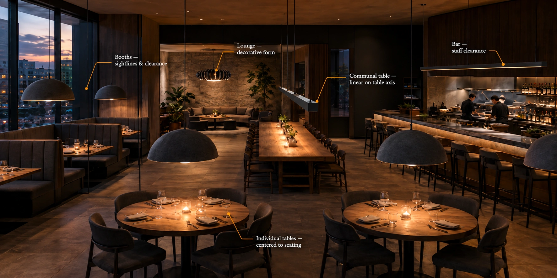 Acoustic Lighting for Restaurants Acoustic Lighting for Restaurants